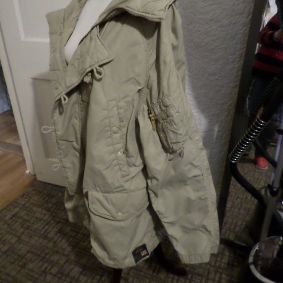 Denim & Supply Men's Military Hooded Jacket Size L - Picture 2 of 10